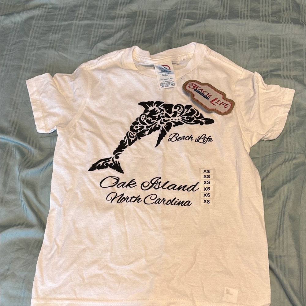 Beach Life Kids White T-Shirt